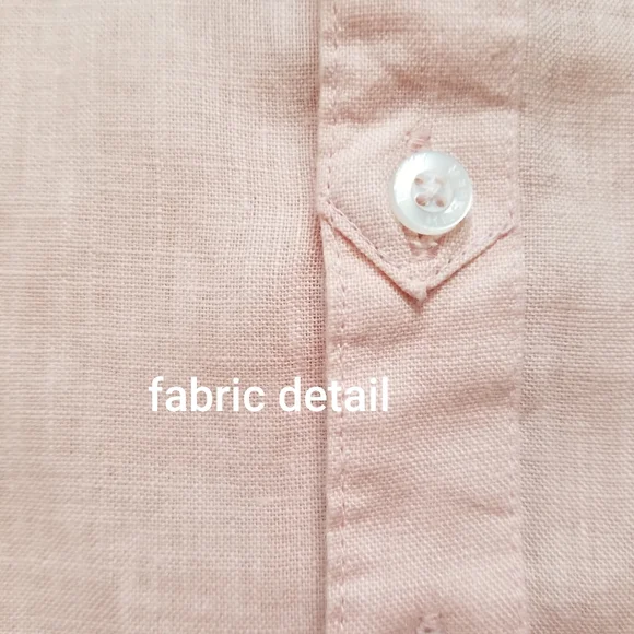 Kids New Tommy Hilfiger Boy linen Button Down Shirt Size 5/6 - Picture 5 of 8